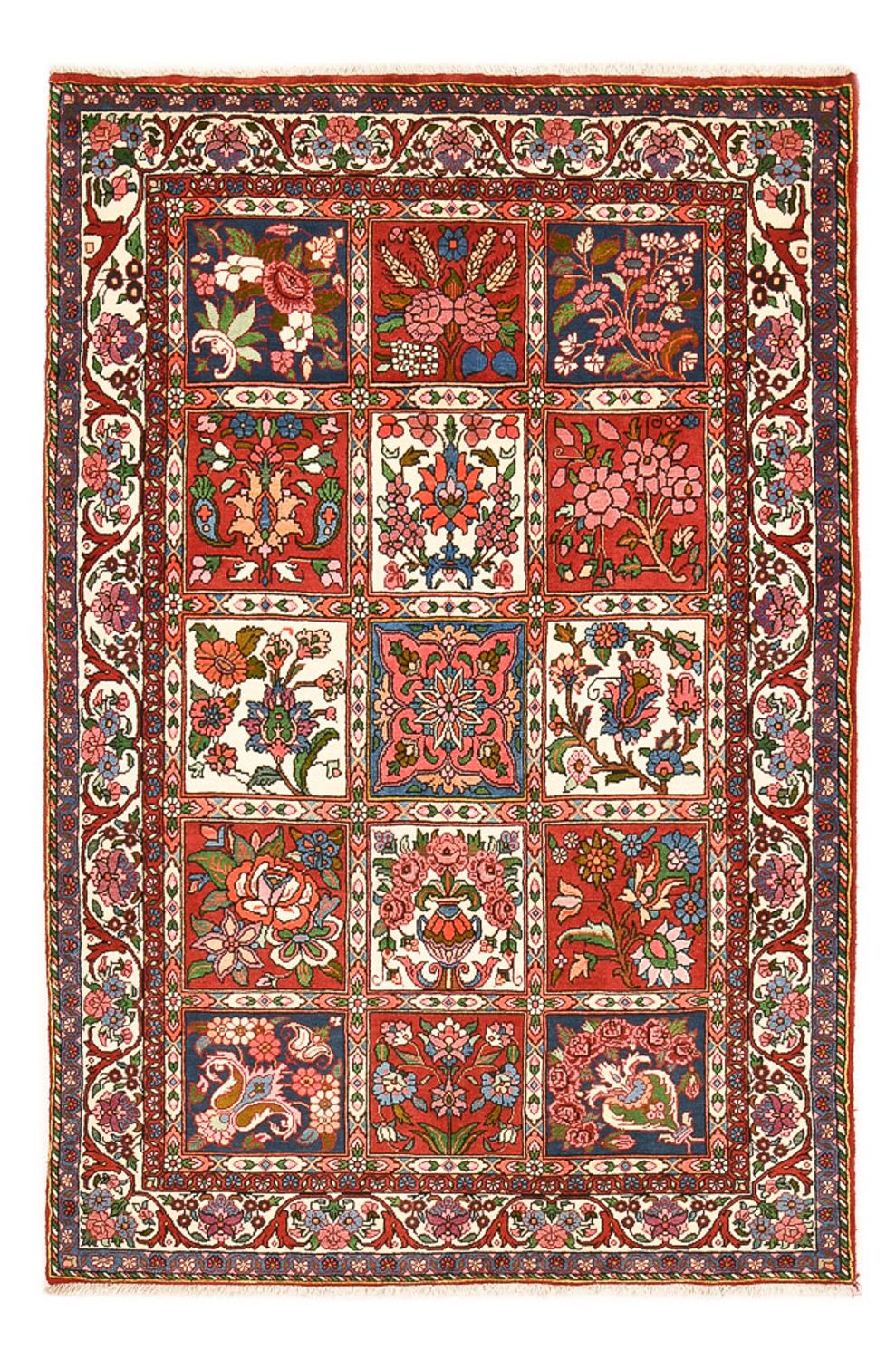 Tapis persan - Nomadic - 205 x 133 cm - multicolore
