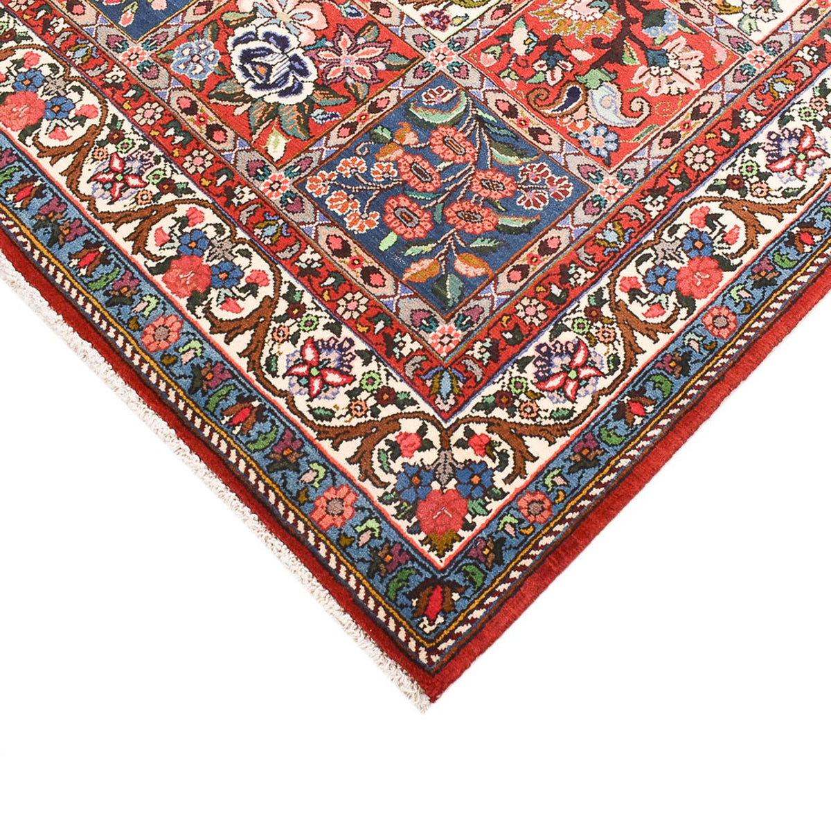 Tapis persan - Nomadic - 191 x 138 cm - multicolore