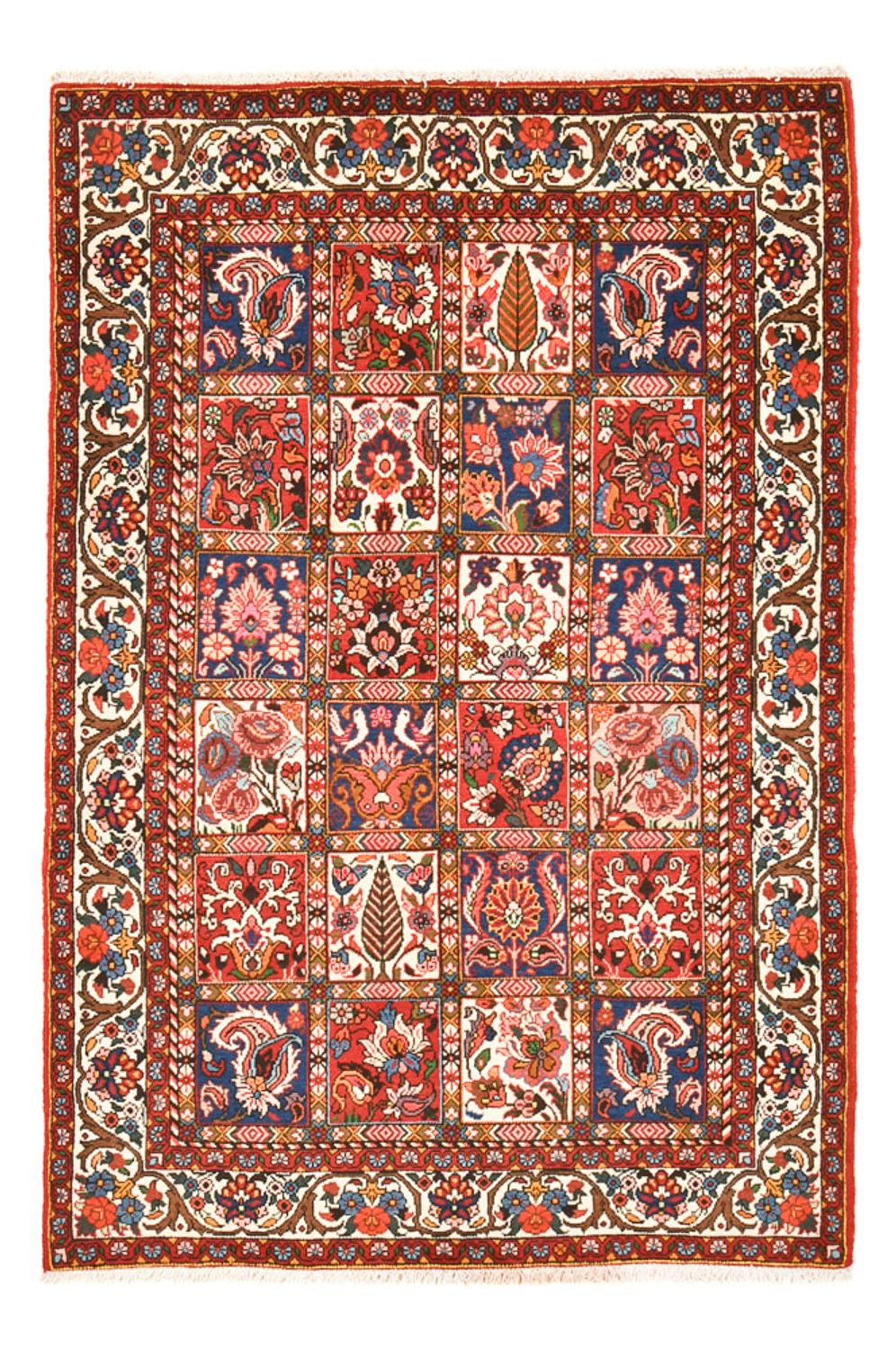 Tapis persan - Nomadic - 201 x 128 cm - rouge