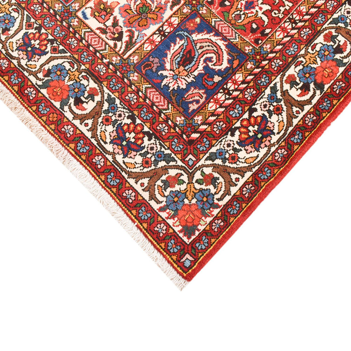 Tapis persan - Nomadic - 201 x 128 cm - rouge