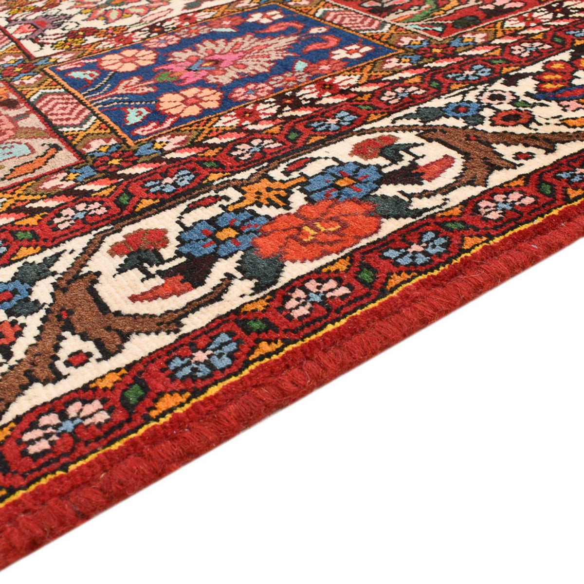 Tapis persan - Nomadic - 201 x 128 cm - rouge