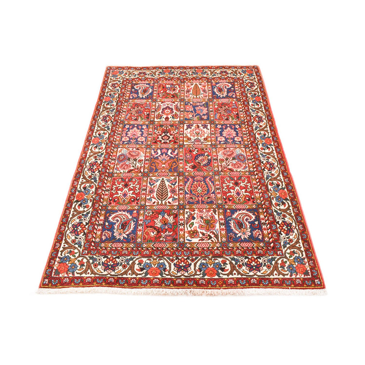 Tapis persan - Nomadic - 201 x 128 cm - rouge