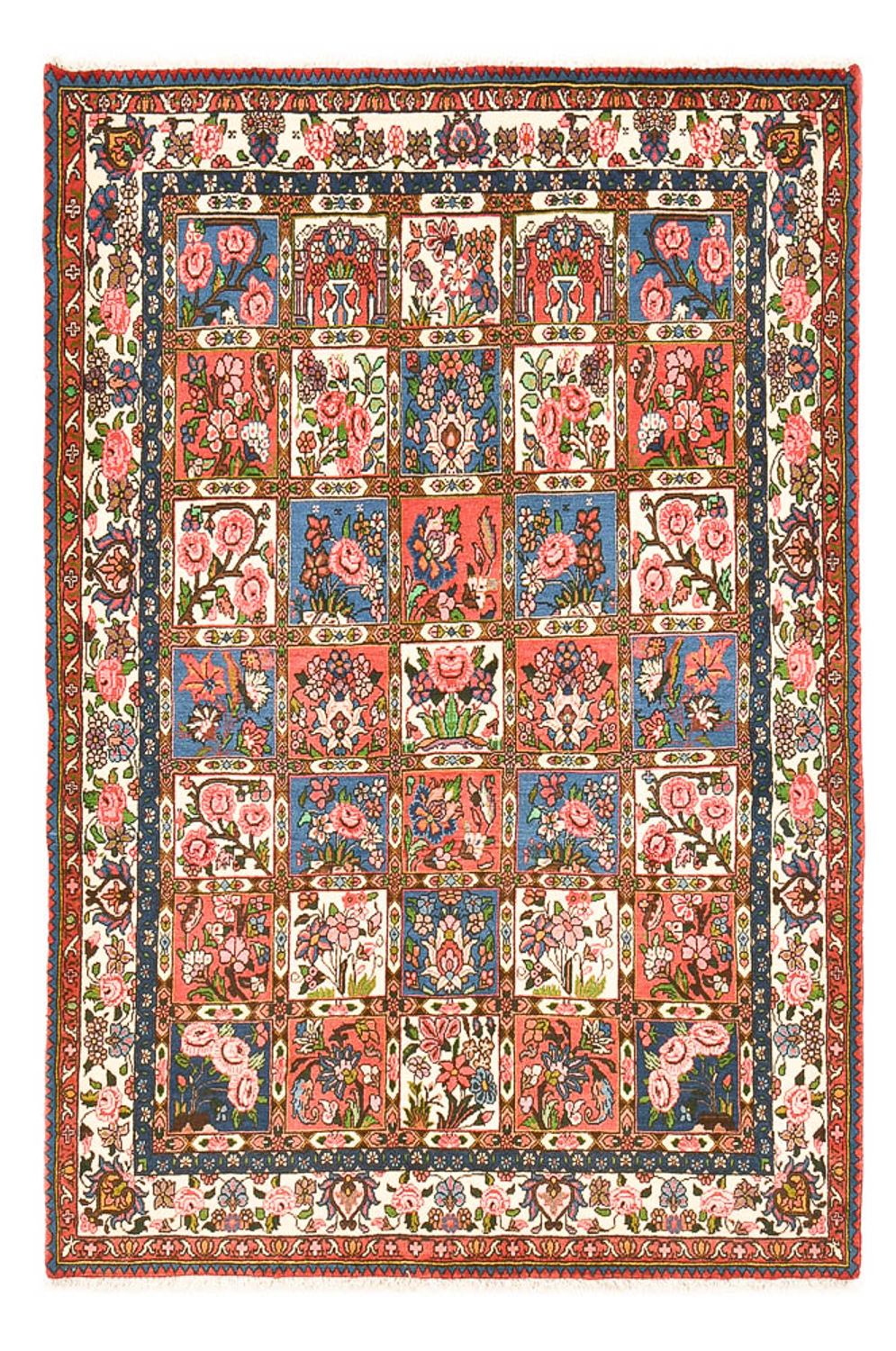 Tapis persan - Nomadic - 195 x 136 cm - multicolore