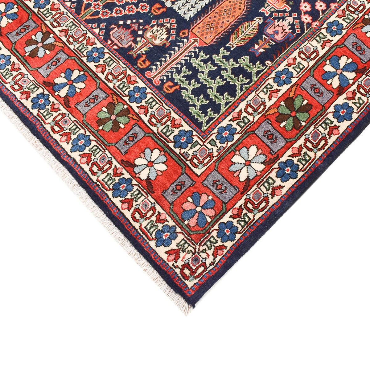 Tapis persan - Nomadic - 206 x 140 cm - multicolore