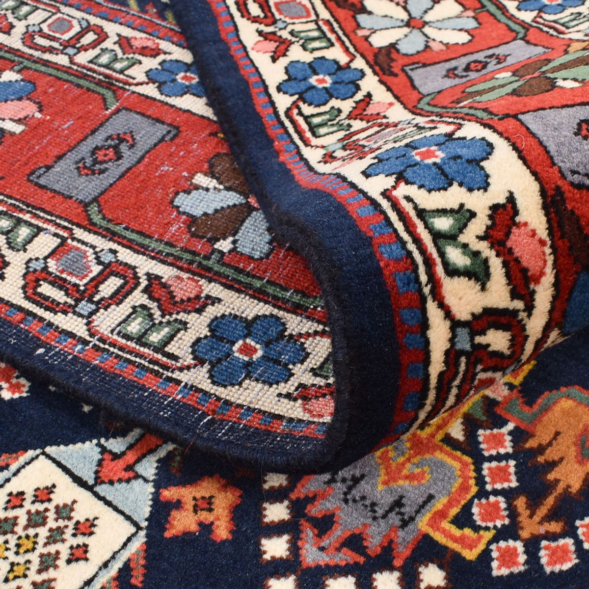 Tapis persan - Nomadic - 206 x 140 cm - multicolore