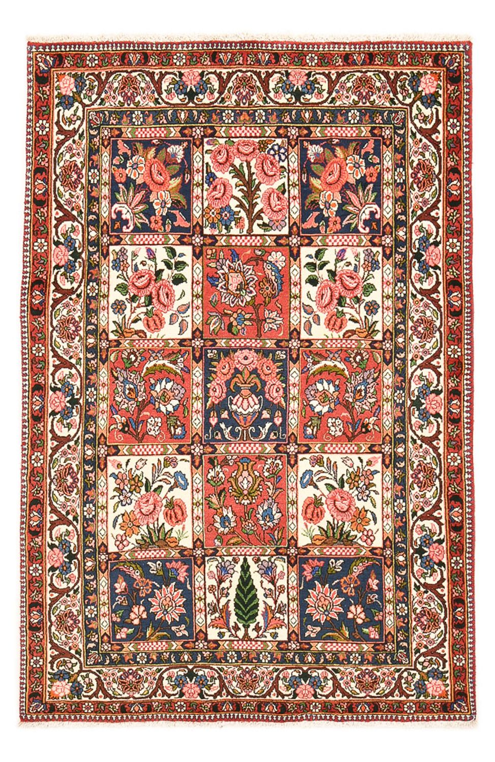 Tapis persan - Nomadic - 198 x 130 cm - multicolore