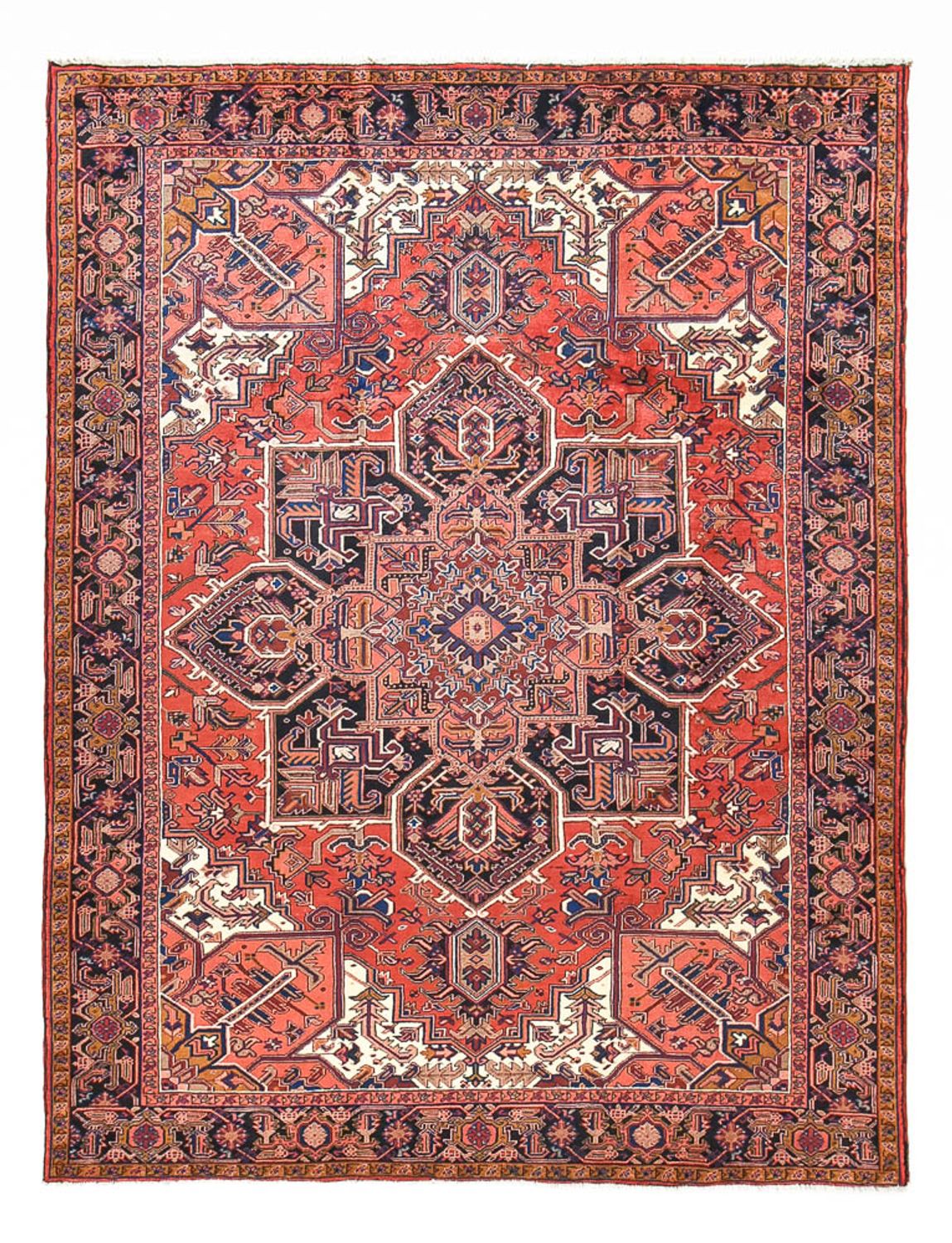Tapis persan - Nomadic - 327 x 246 cm - rouge