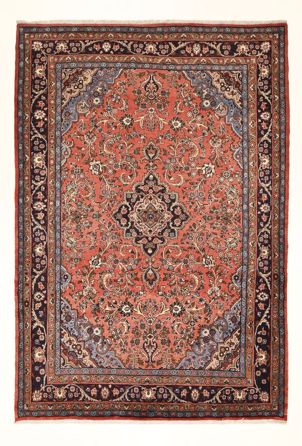 Tapis persan - Nomadic - 300 x 212 cm - rouge clair