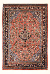 Tapis persan - Nomadic - 300 x 212 cm - rouge clair