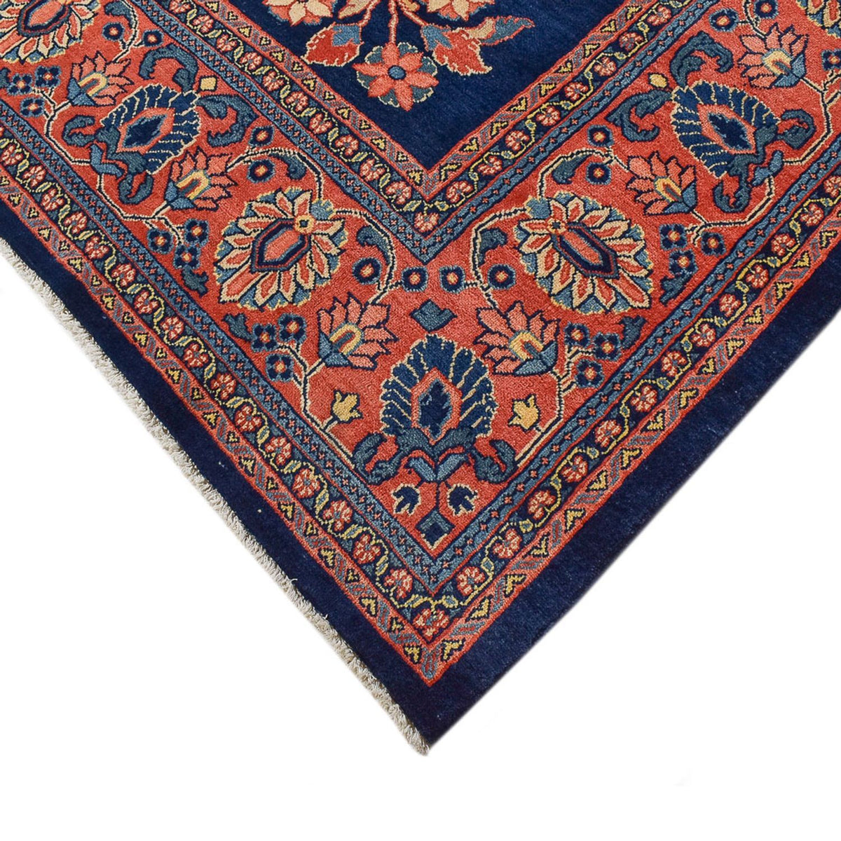 Tapis persan - Classique - 360 x 273 cm - bleu foncé