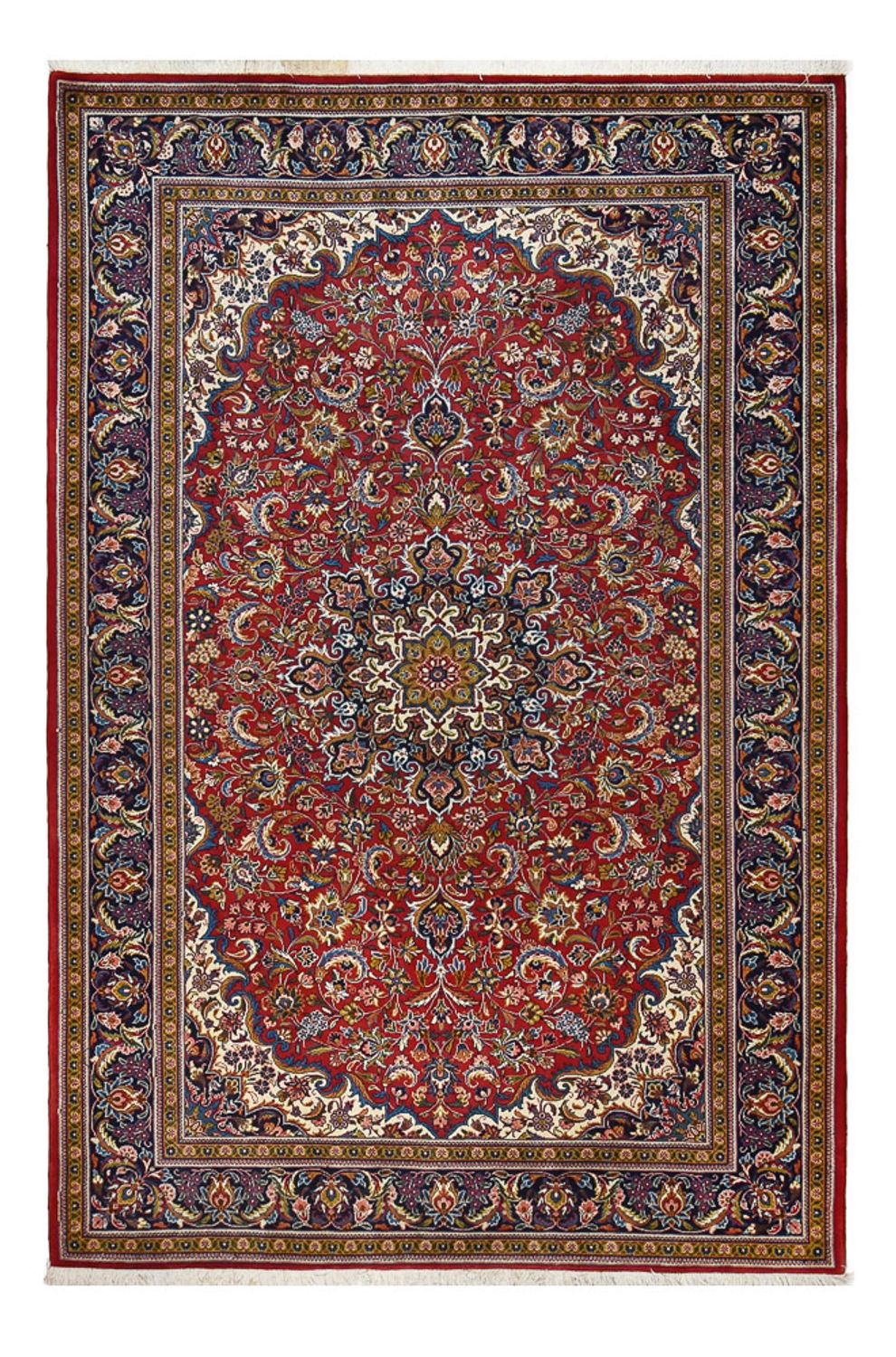 Tapis persan - Classique - 302 x 200 cm - rouge foncé