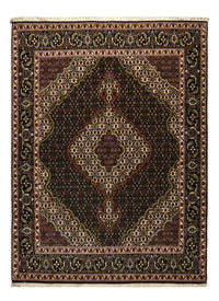 Tapis persan - Tabriz - Royal - 202 x 150 cm - marron foncé
