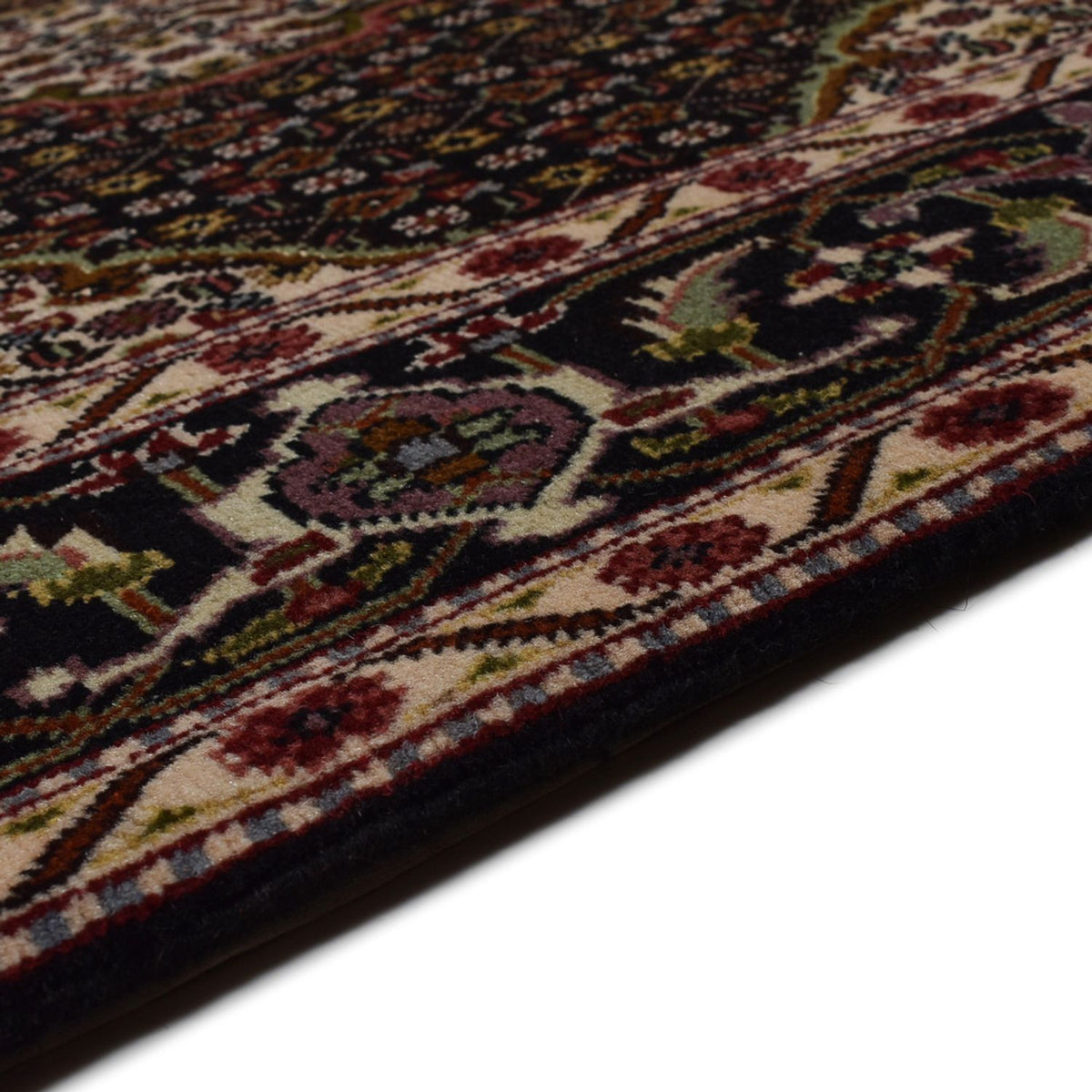 Tapis persan - Tabriz - Royal - 202 x 150 cm - marron foncé