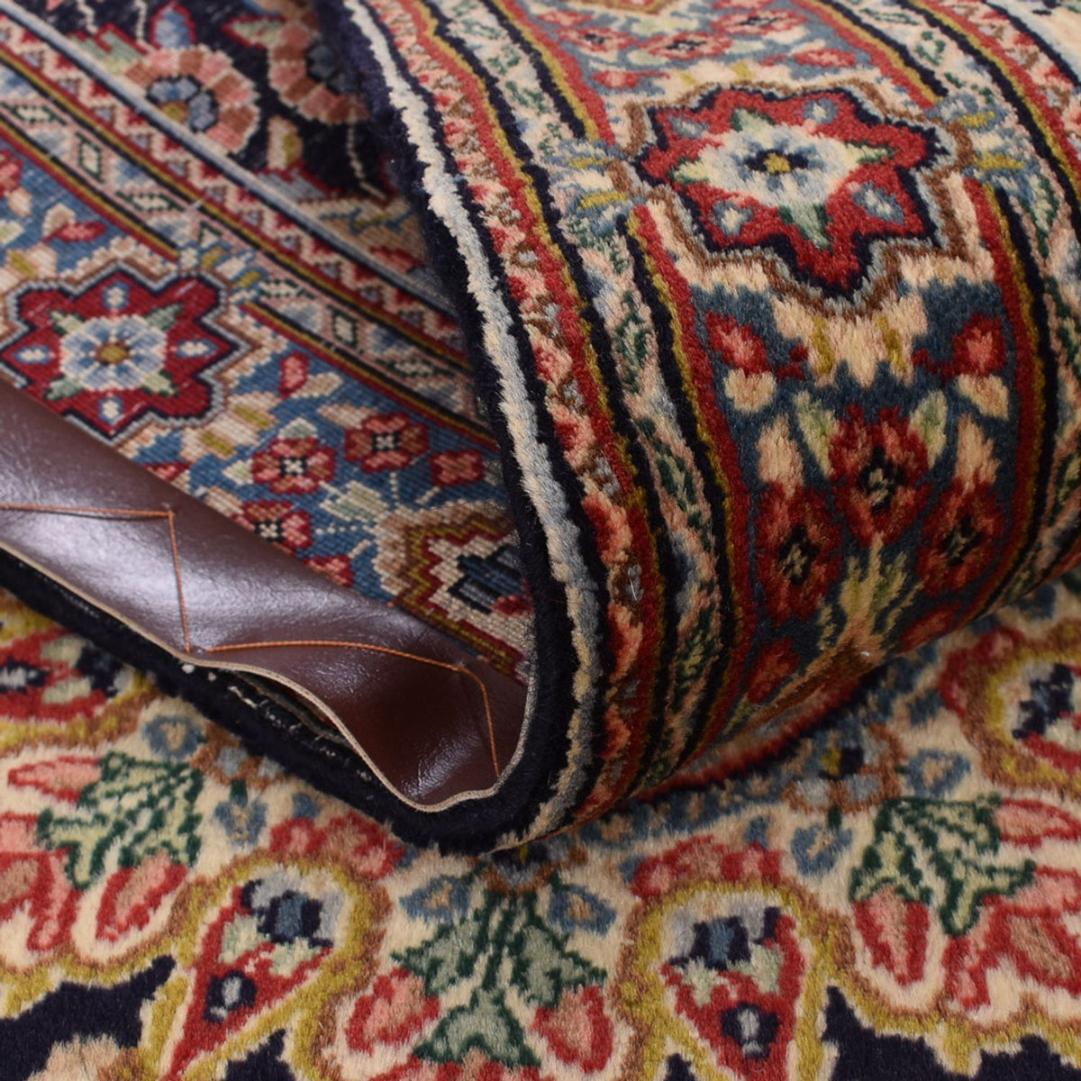 Tapis de couloir Tapis persan - Royal - 413 x 78 cm - beige clair