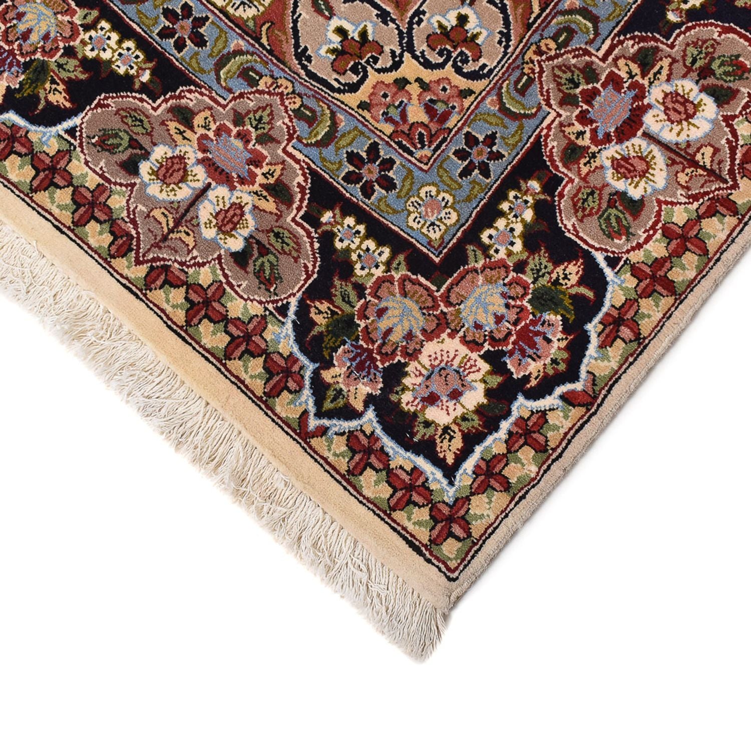 Tapis persan - Ghom - Royal - 218 x 138 cm - beige