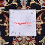 Tapis de couloir Tapis persan - Ghom - Royal - 196 x 54 cm - bleu foncé