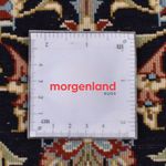 Tapis de couloir Tapis persan - Ghom - Royal - 196 x 54 cm - bleu foncé