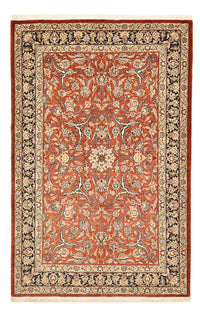 Tapis persan - Ghom - Royal - 207 x 134 cm - rouge