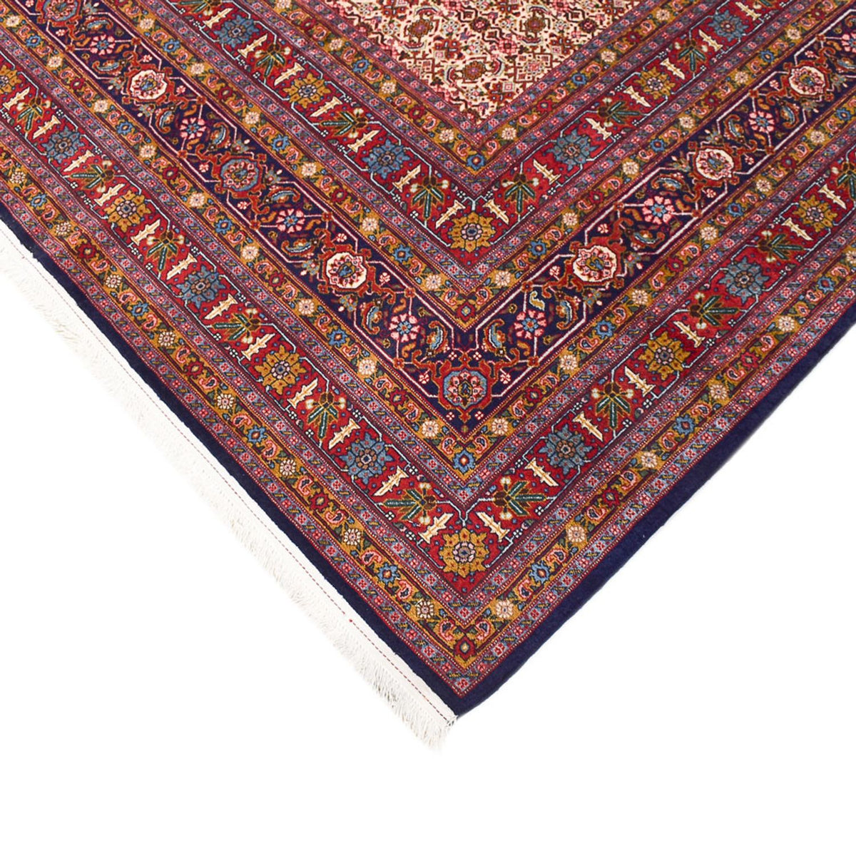 Tapis persan - Tabriz - 416 x 284 cm - rouge bordeaux