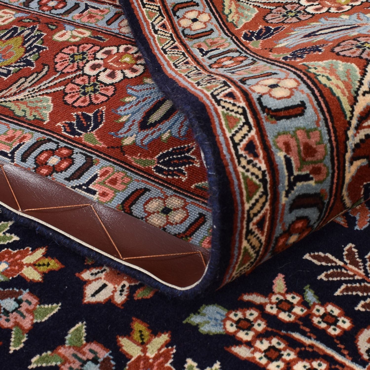 Tapis persan - Classique - 243 x 172 cm - bleu foncé