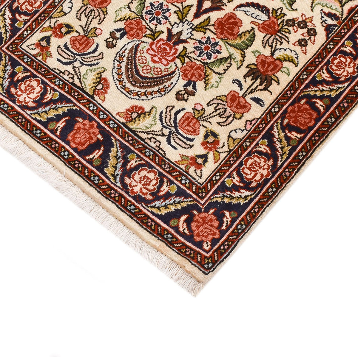 Tapis de couloir Tapis persan - Bidjar - 317 x 60 cm - beige