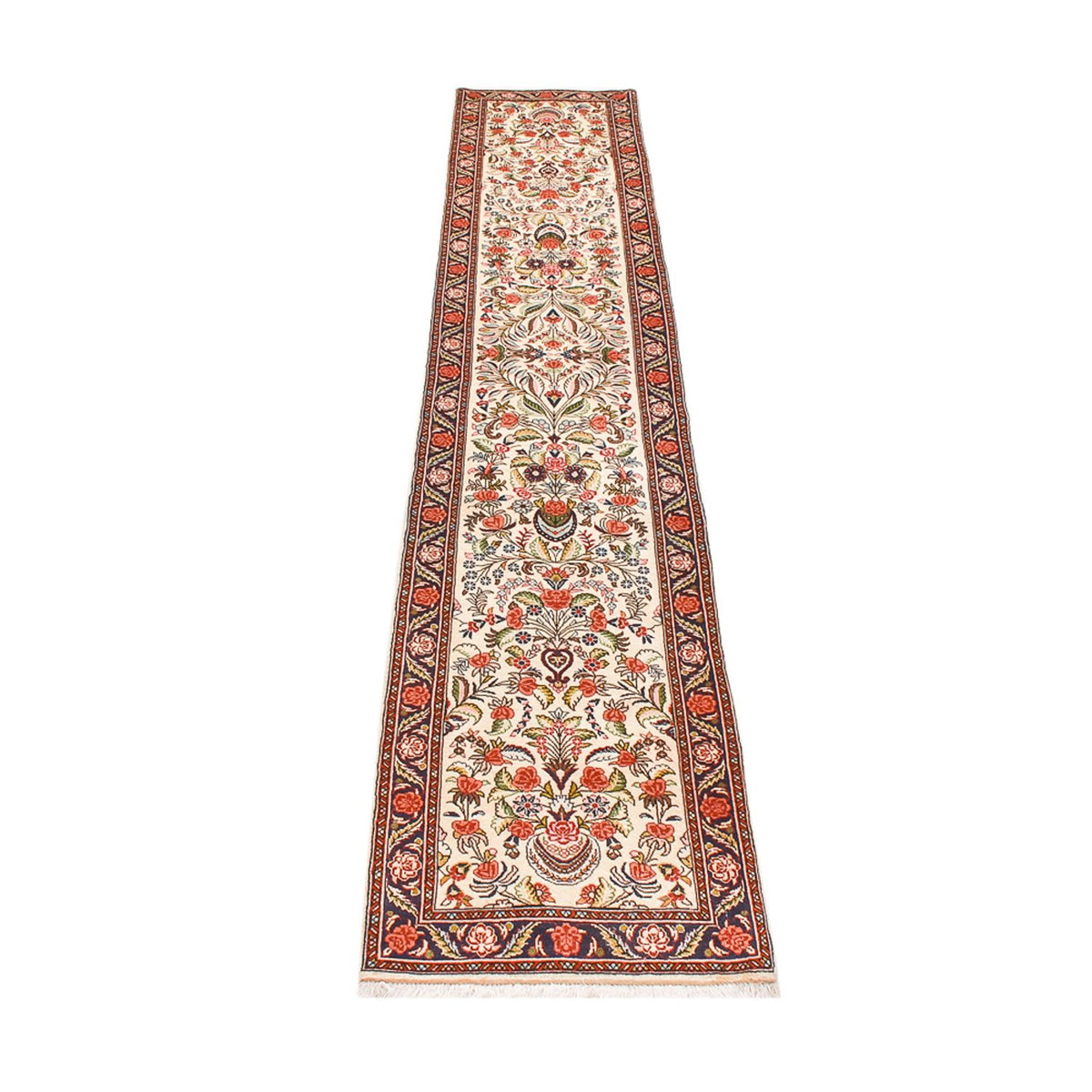 Tapis de couloir Tapis persan - Bidjar - 317 x 60 cm - beige