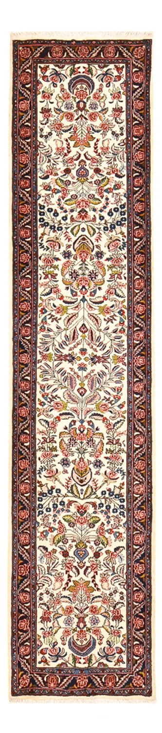 Tapis de couloir Tapis persan - Bidjar - 280 x 62 cm - beige