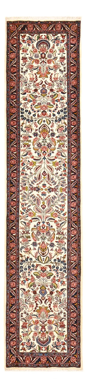 Tapis de couloir Tapis persan - Bidjar - 280 x 62 cm - beige