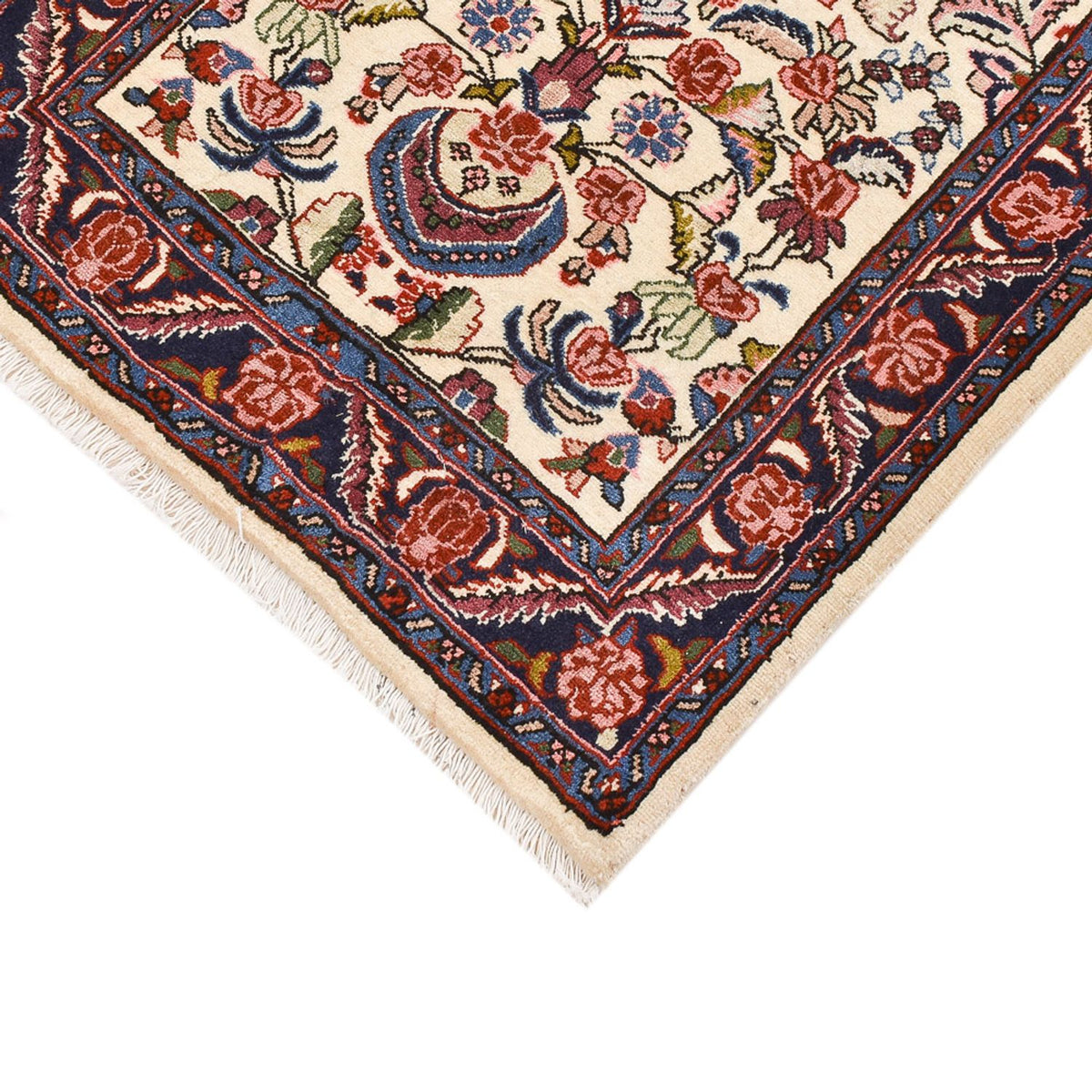Tapis de couloir Tapis persan - Bidjar - 280 x 62 cm - beige