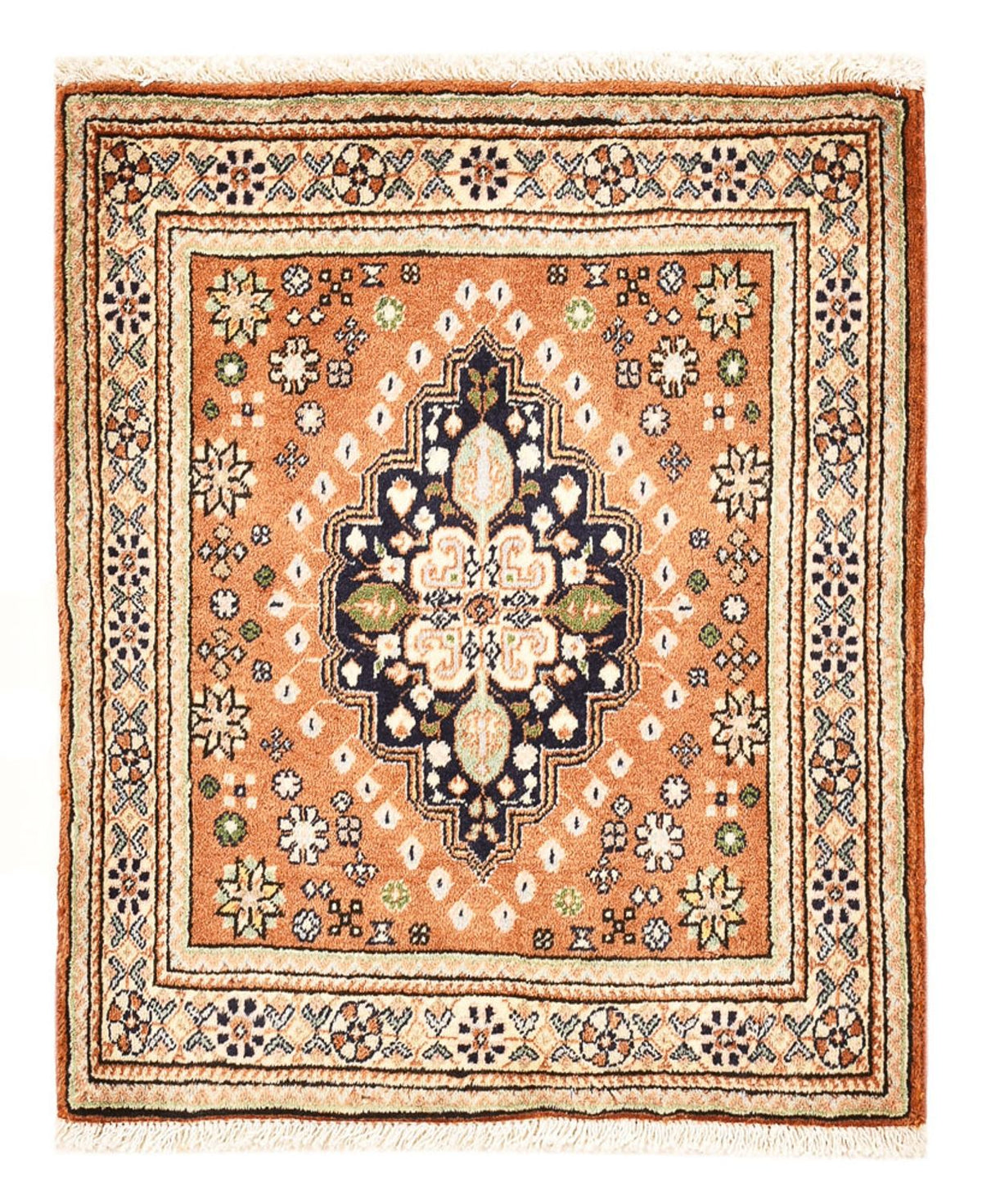 Tapis Gabbeh - Persan Kashkuli - 61 x 54 cm - rouge clair