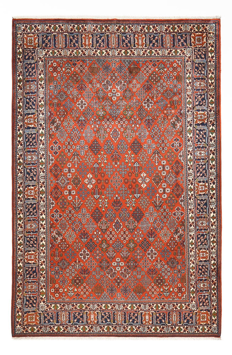 Tapis persan - Nomadic - 298 x 200 cm - rouge