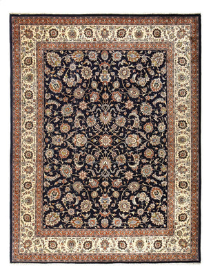 Tapis persan - Classique - Royal - 396 x 296 cm - bleu foncé