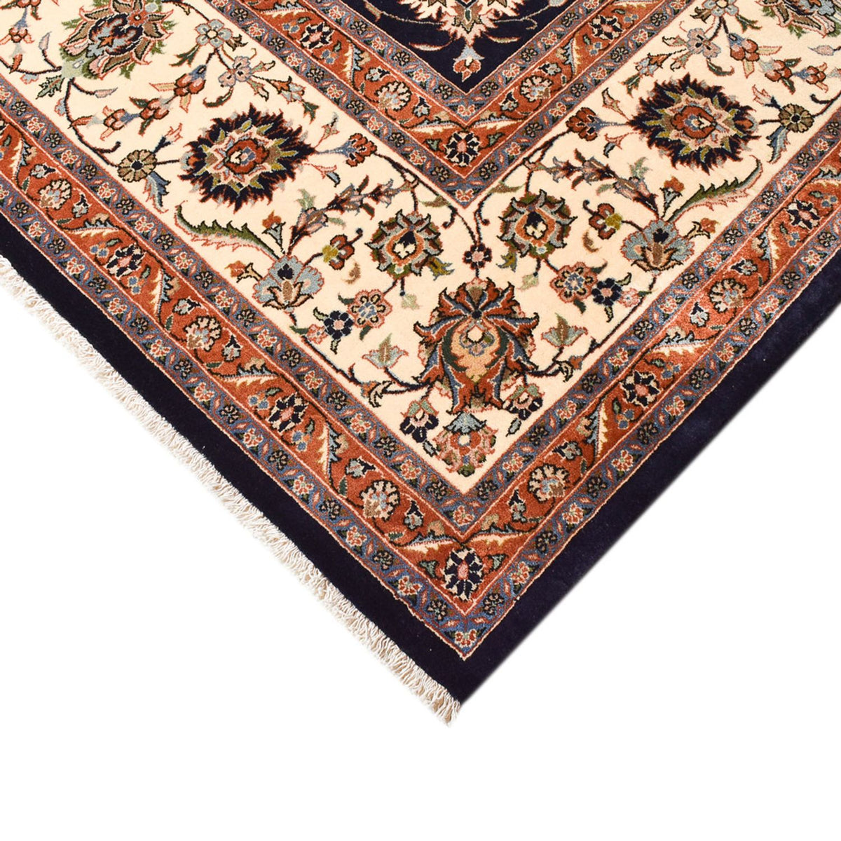 Tapis persan - Classique - Royal - 396 x 296 cm - bleu foncé