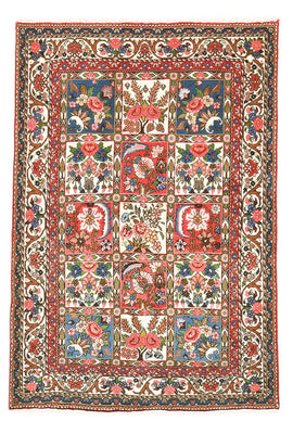 Tapis persan - Nomadic - 196 x 135 cm - multicolore
