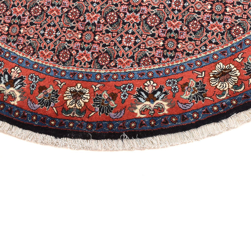Tapis persan - Bidjar ronde  - 153 x 153 cm - rouge clair