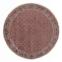 Tapis persan - Bidjar ronde  - 300 x 300 cm - rouge clair