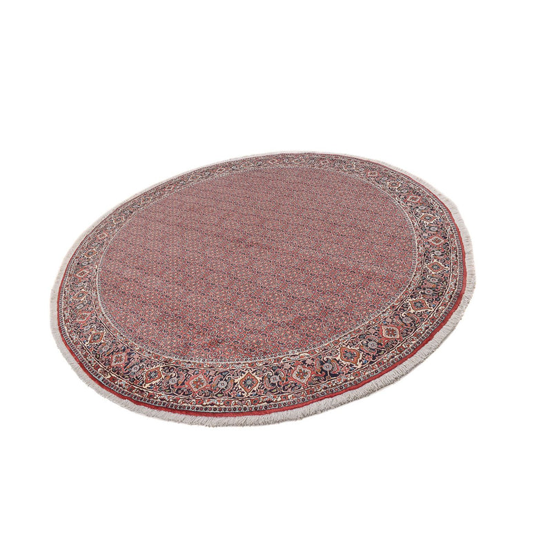Tapis persan - Bidjar ronde  - 300 x 300 cm - rouge clair