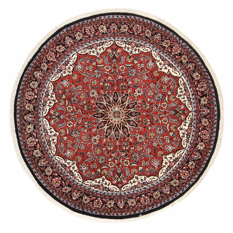 Tapis persan - Bidjar ronde  - 150 x 150 cm - rouge