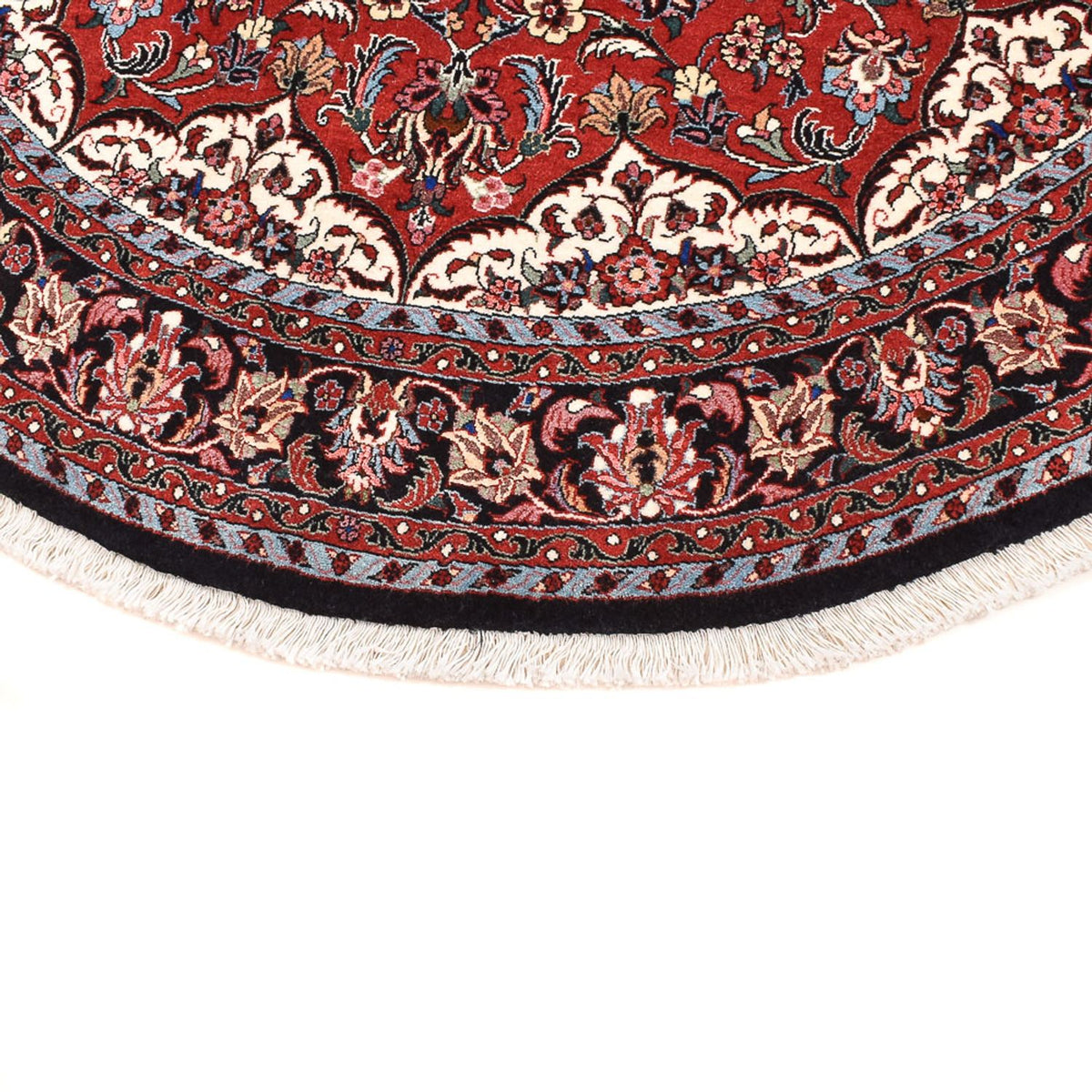 Tapis persan - Bidjar ronde  - 150 x 150 cm - rouge