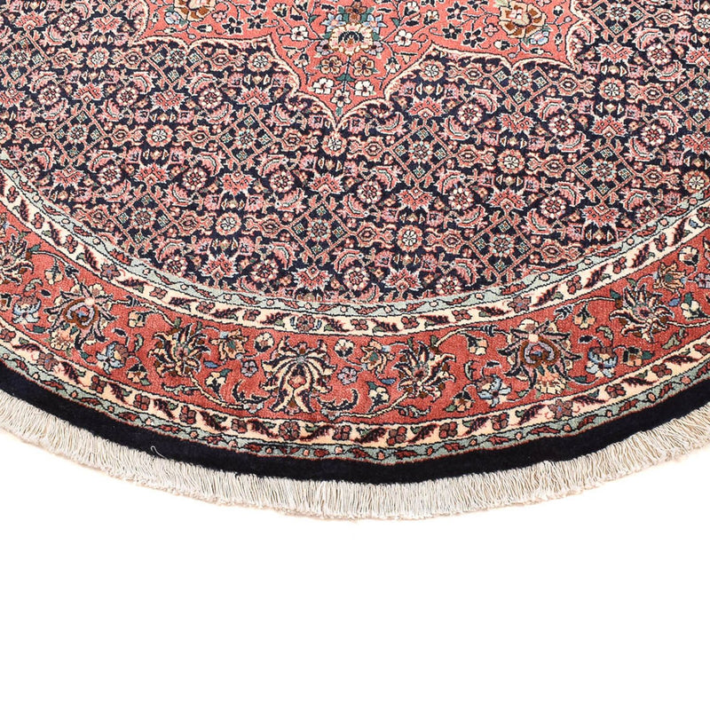 Tapis persan - Bidjar ronde  - 155 x 155 cm - rouge foncé