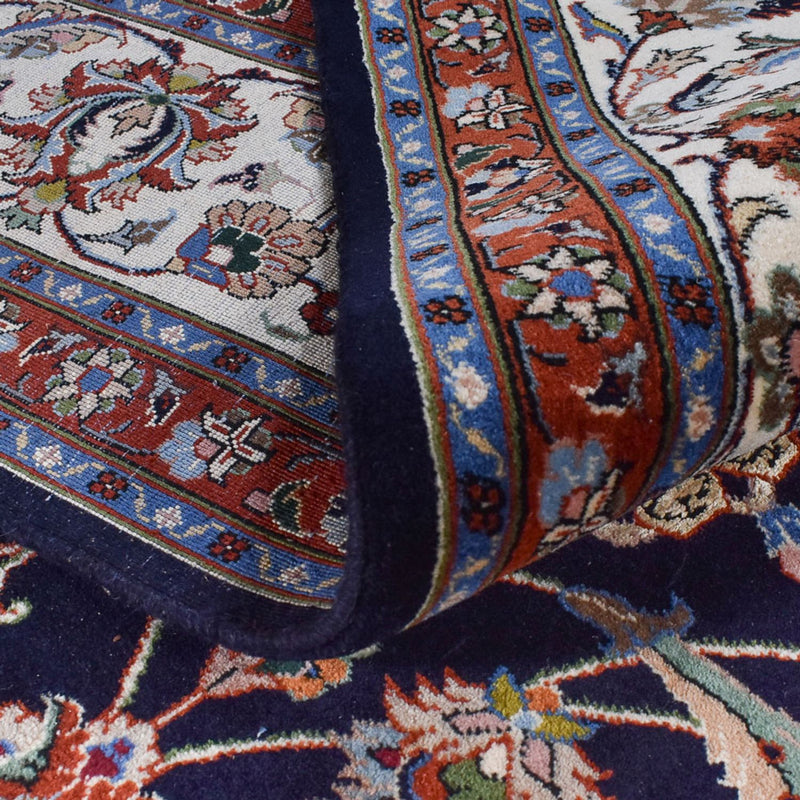 Tapis persan - Classique - Royal - 346 x 246 cm - bleu foncé