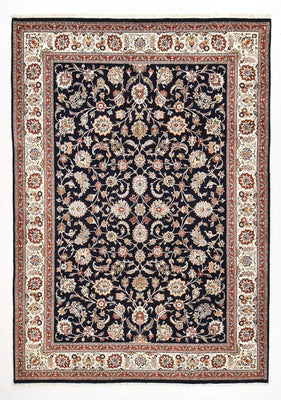 Tapis persan - Classique - Royal - 350 x 248 cm - bleu foncé