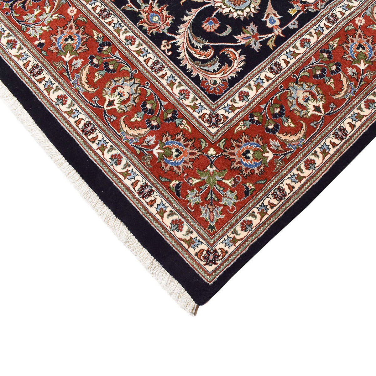 Tapis persan - Classique - 291 x 197 cm - bleu foncé