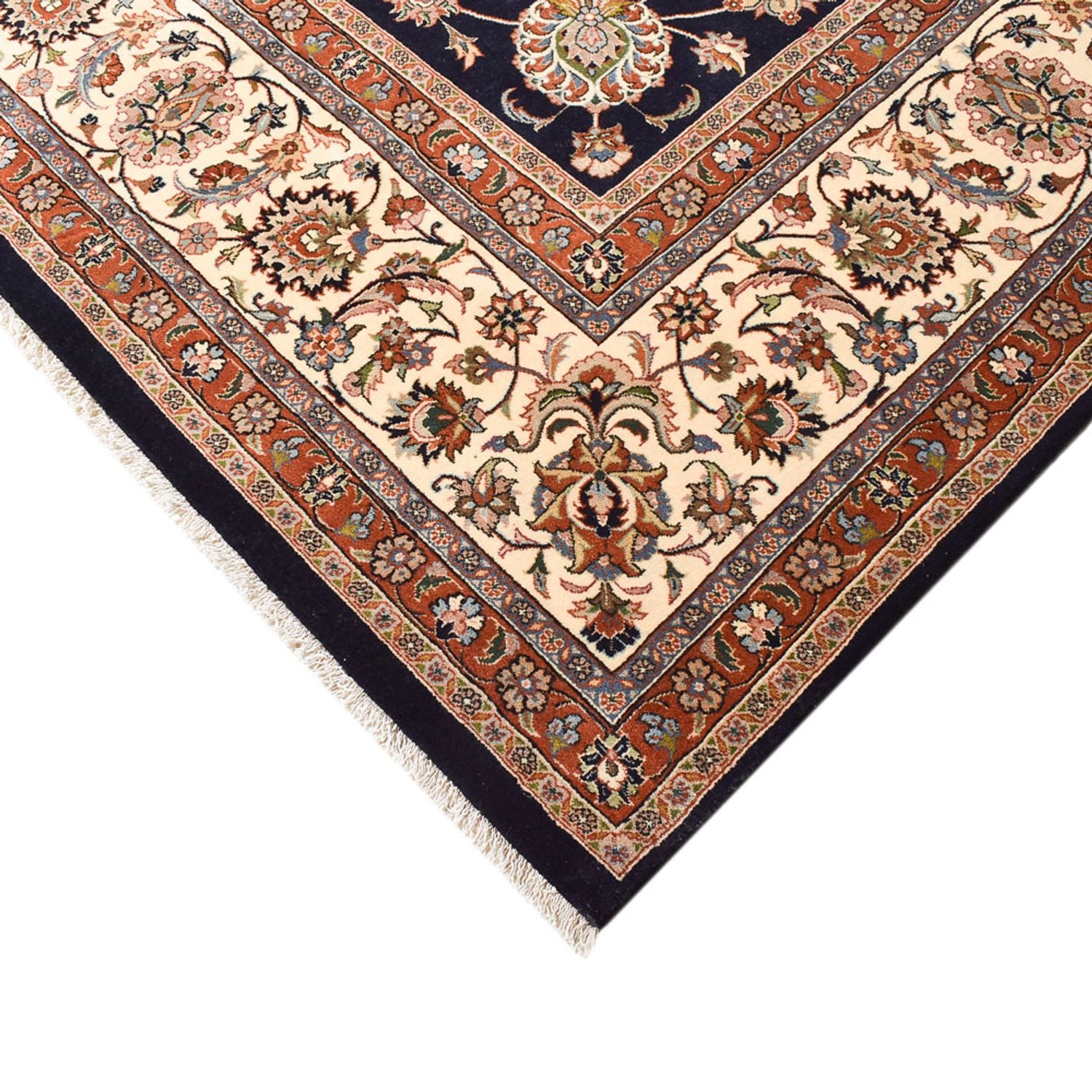 Tapis persan - Classique - Royal - 400 x 298 cm - bleu foncé