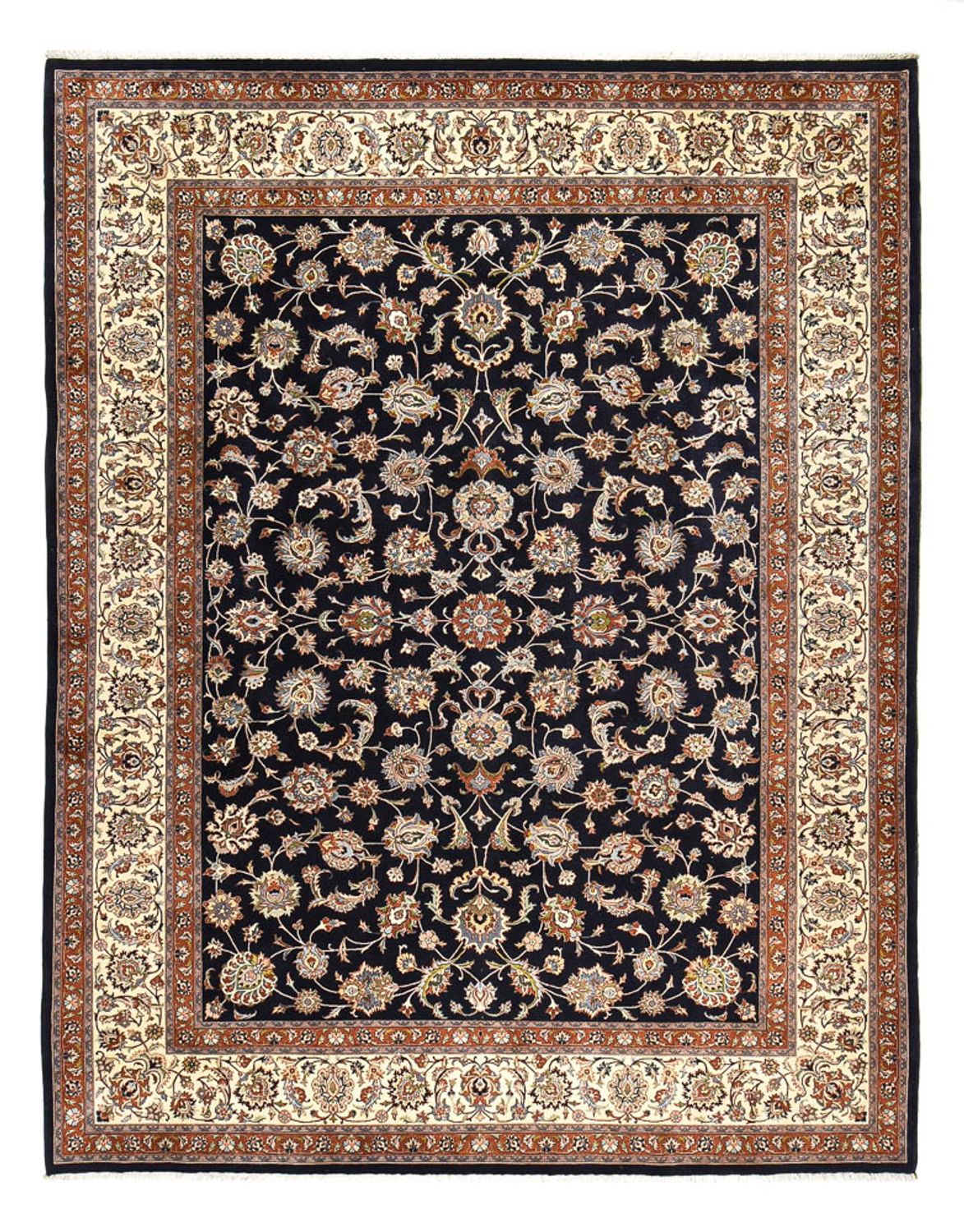Tapis persan - Classique - Royal - 398 x 305 cm - bleu foncé