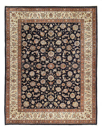 Tapis persan - Classique - Royal - 398 x 305 cm - bleu foncé