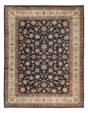 Tapis persan - Classique - Royal - 398 x 305 cm - bleu foncé