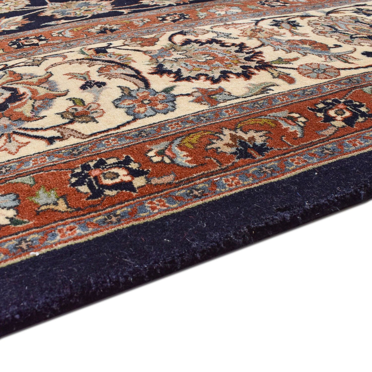 Tapis persan - Classique - Royal - 398 x 305 cm - bleu foncé