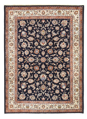Tapis persan - Classique - Royal - 343 x 255 cm - bleu foncé