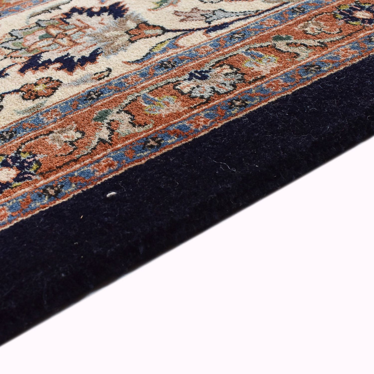 Tapis persan - Classique - Royal - 343 x 255 cm - bleu foncé
